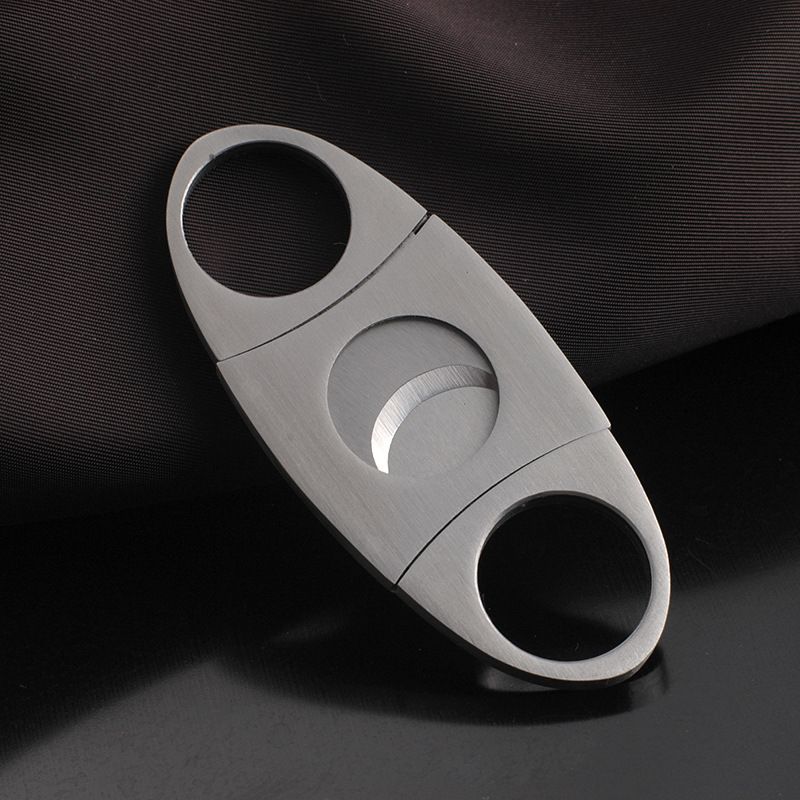 Forbici per coltelli a doppio taglio in acciaio inossidabile Lillian, accessori creativi per sigari, tagliasigari personalizzabili_voghion.com