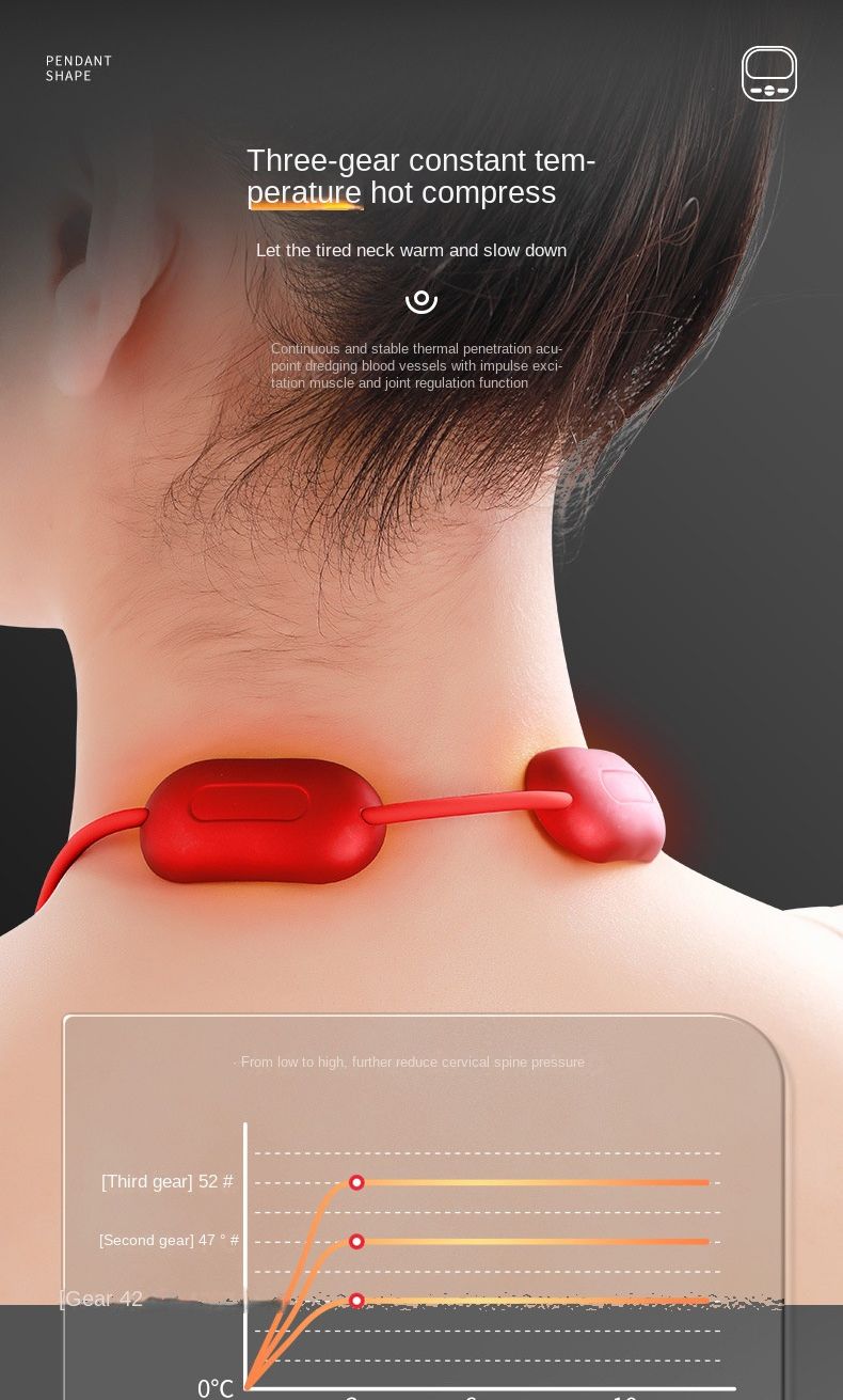Smart hängenden Hals Halswirbel säule Massage gerät mit heißen Geldbörse Zehner Massage entspannen Linderung ems tragbare Schmerzen Oberschenkel Mini_voghion.com