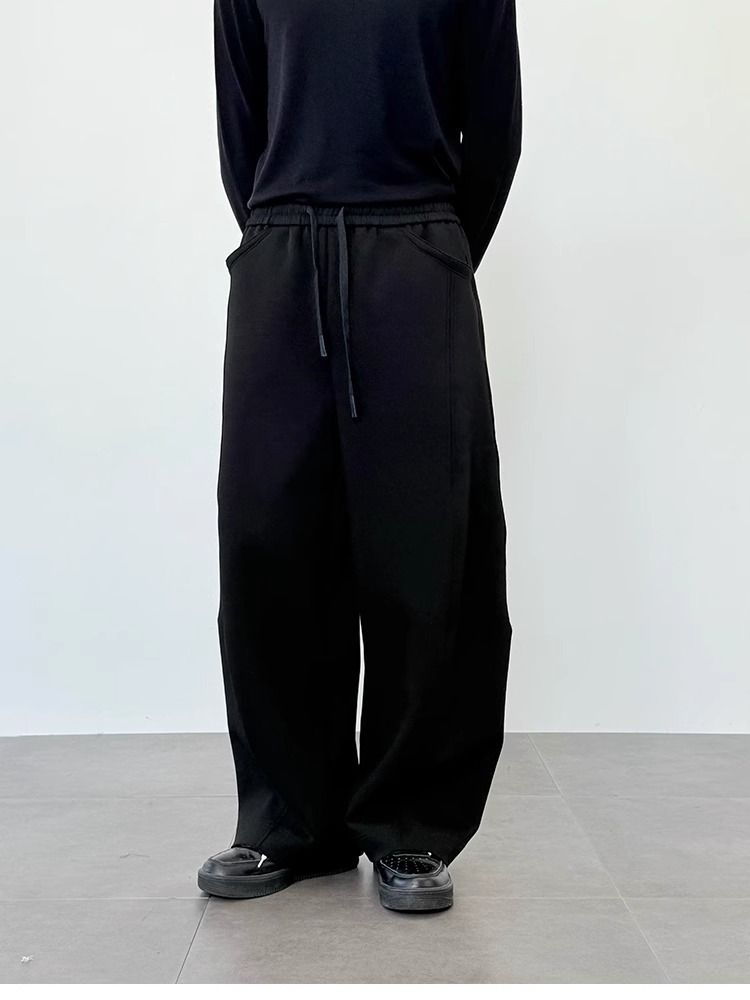Pantaloni casual da uomo in stile retrò - Jogger larghi con cavallo basso e design cargo vintage per primavera e autunno_voghion.com