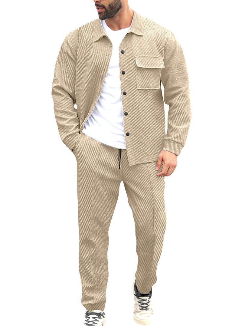 Abbigliamento da uomo Giacca monopetto slim fit da uomo - Cappotto casual con revers a lancia Tendenze moda più vendute_voghion.com