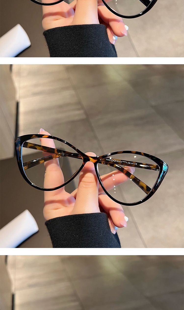 Occhiali da vista trasparenti per miopia da donna, occhiali da vista ad alta definizione, nuovi occhiali da vista vintage alla moda, grandi dimensioni da -0,5 a -4,0_voghion.com