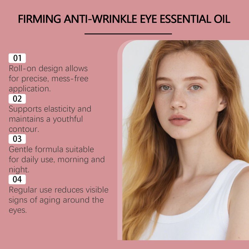 HOYGI Augenroller spendet trockener Haut um die Augen Feuchtigkeit, massiert Elastizität, zartes, feuchtigkeitsspendendes Essenzöl_voghion.com