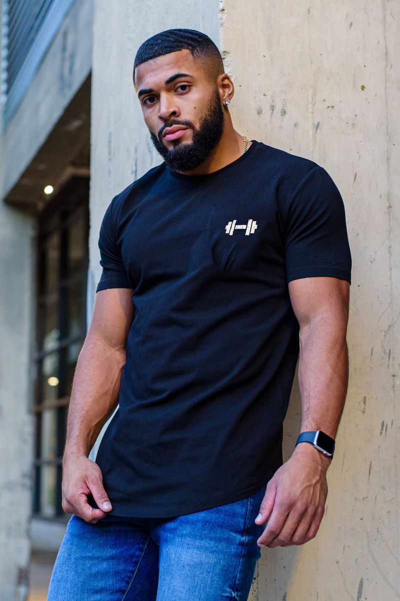 Spier Lente/Zomer Nieuw Heren Sport Vrije tijd Hardlopen Gym Oefening Katoen Slim Fit Elastisch Dun T-shirt met korte mouwen_voghion.com