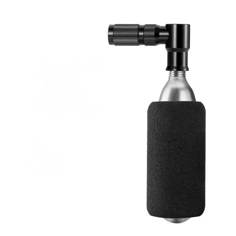 Bombola di gas per riparazione pneumatici con gonfiaggio rapido CO2, adattatore in lega di alluminio con ugello americano, valvola di pressione_voghion.com