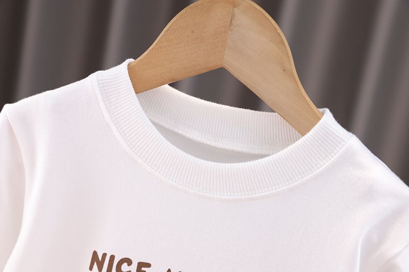 Îmbrăcăminte pentru copii Five Small Seven 2025 Primăvară-Toamnă Nouă Colecție 0-5 Ani Băieți și Fete Tricou cu Cap de Câine Lung T_voghion.com