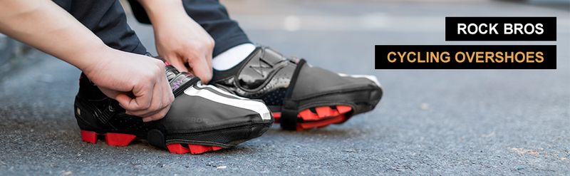 ROCKBROS Fahrrad Überschuhe Fahrradschuhe Überschuhe Wasserdicht Reflektierend_voghion.com