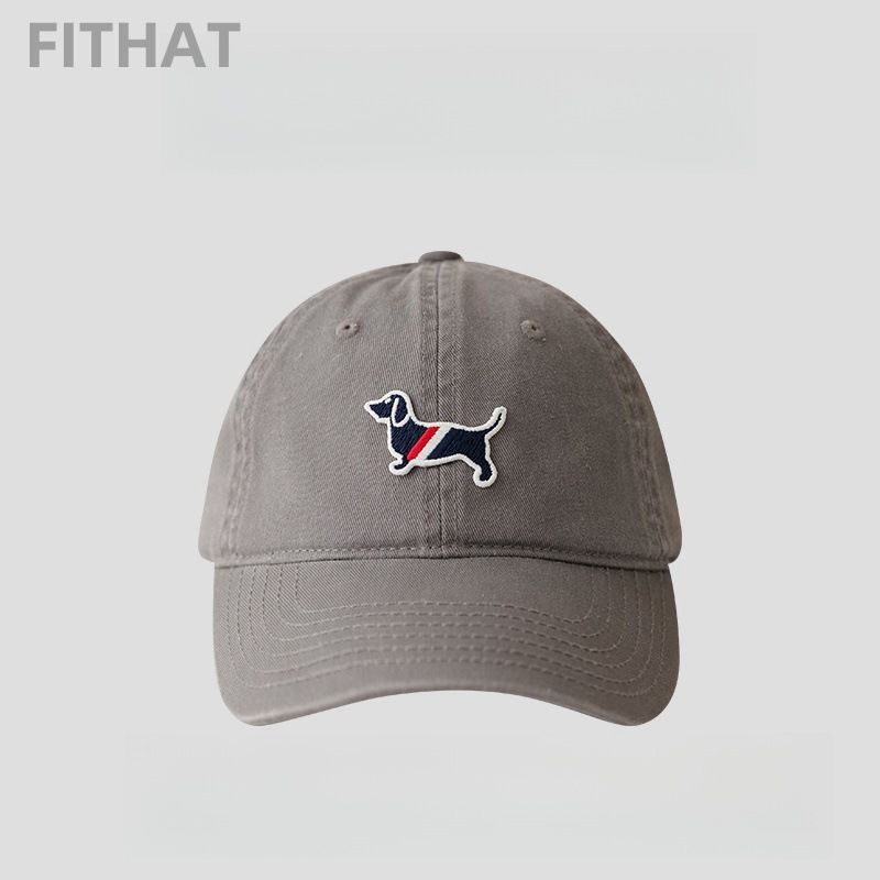 Street High Quality Washed Baseball Cap For Men And Women Soft Top Stylish Face Showing Small Duckbill Cap Dachshund Sun Hat_voghion.com