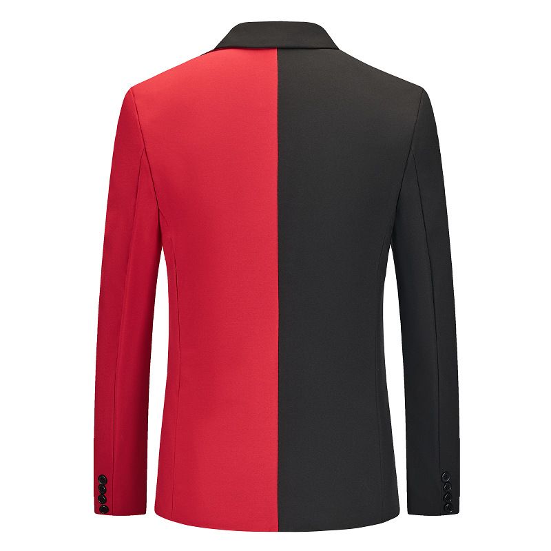 Heren top nieuwe oversized kleur blokkerende mode casual kostuumjas voor heren_voghion.com