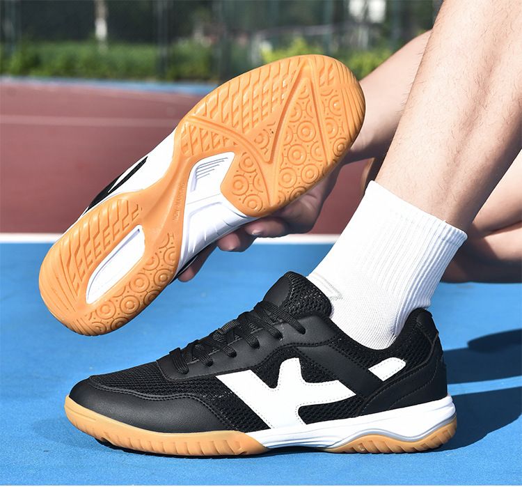 Scarpe estive traspiranti e ammortizzate in mesh da uomo e da donna, resistenti all'usura Scarpe da ping pong comode e traspiranti_voghion.com