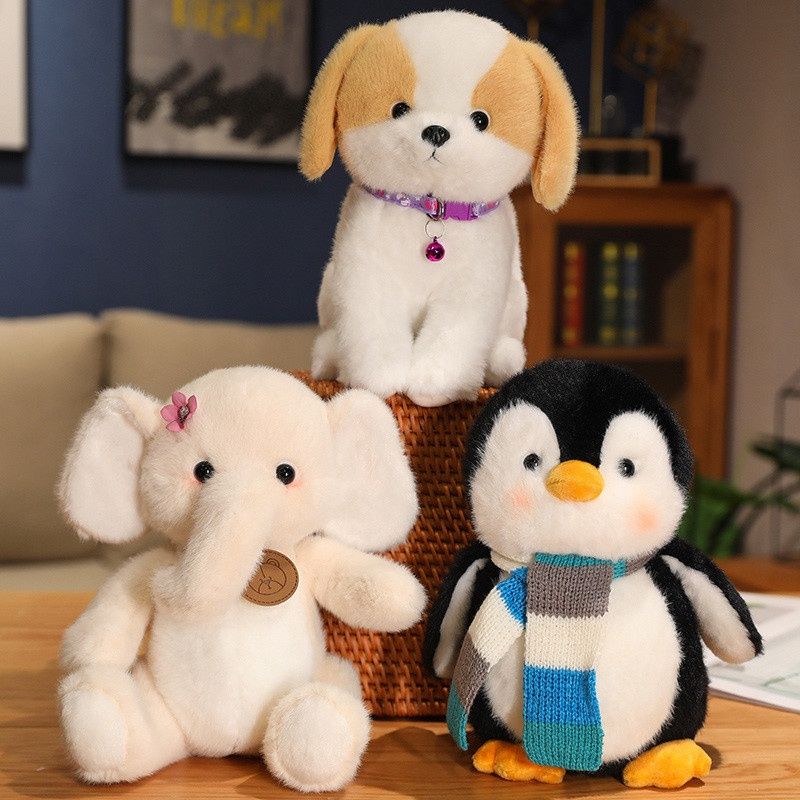 Peluche carino, bambola giocattolo per dormire e coccolare, di piccole dimensioni, regalo ideale per bambini e ragazzi._voghion.com