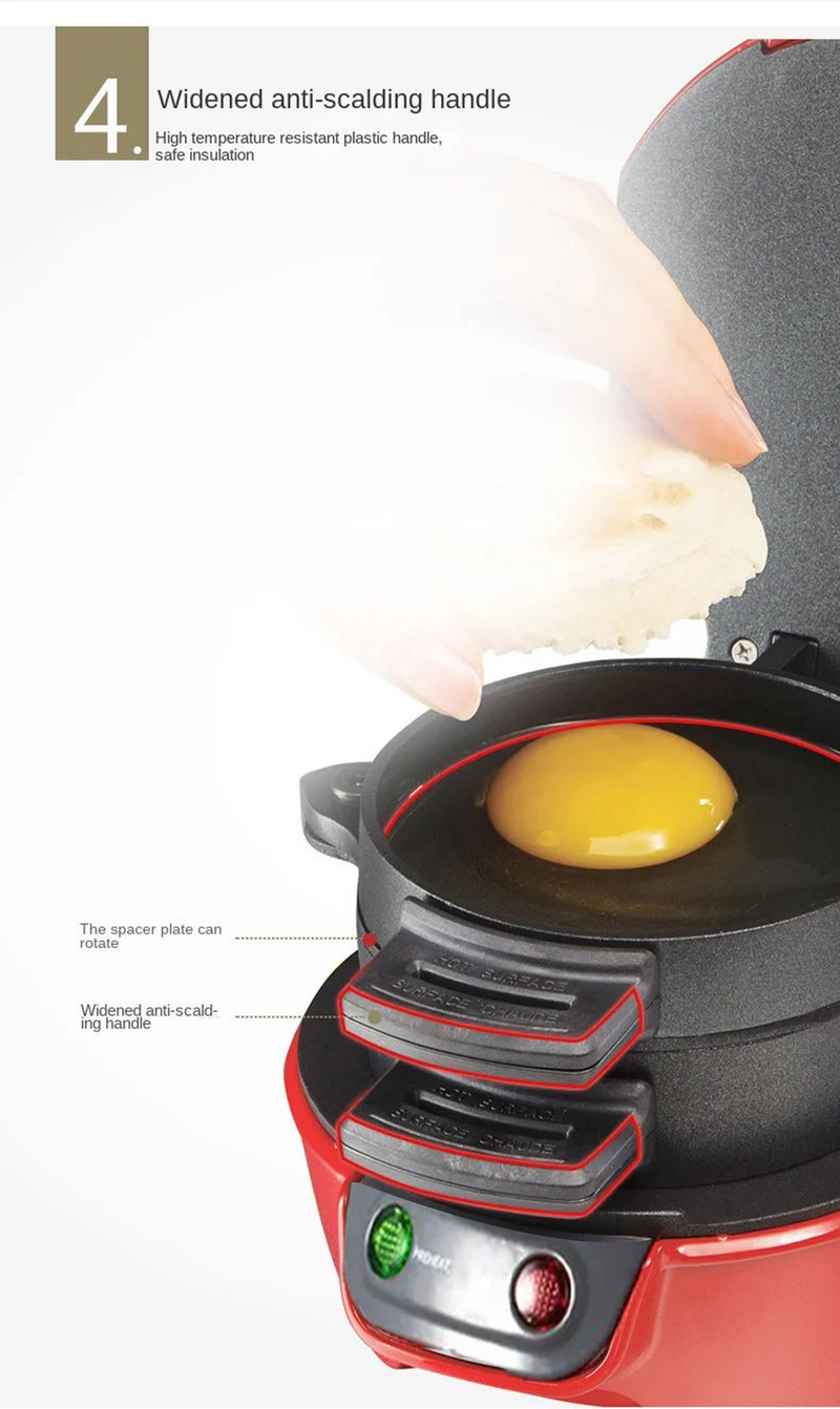 Multi Purpose Egg Fryer, Steak Sandwich Breakfast Hamburger Machine, Burger Maker_voghion.com