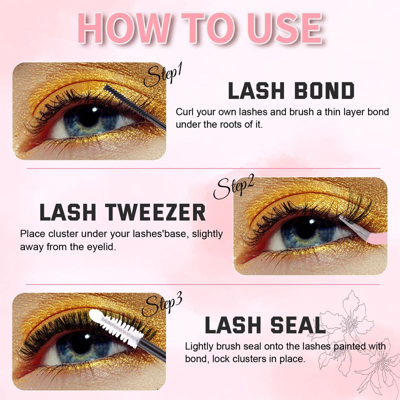 False Eyelashes D Curled Natural Thick Single Cluster Large Capacity False Eyelashes Book 10 18mm Daily Eyelashes_voghion.com