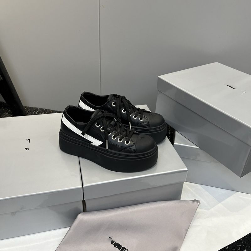 Scarpe da skate casual con testa grande, stile selvaggio, con blocchi di colore bianco e nero, con altezza crescente, modello Cross Flower SMF Night Meteor Ball_voghion.com