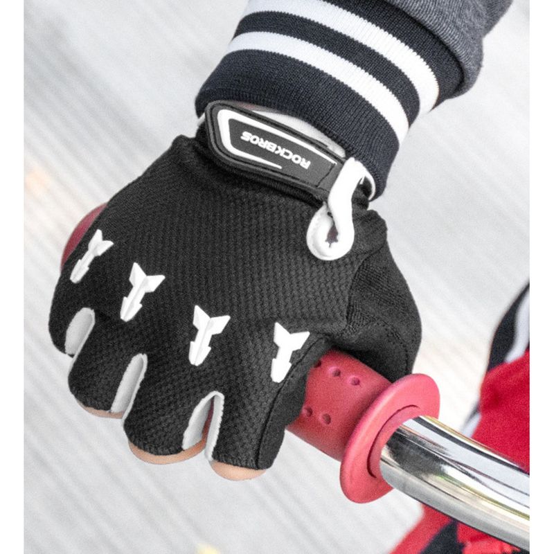 Demi-doigt pour enfants, vélo d'été, draisienne, patin à roulettes, gants pour enfants, équipement de cyclisme_voghion.com