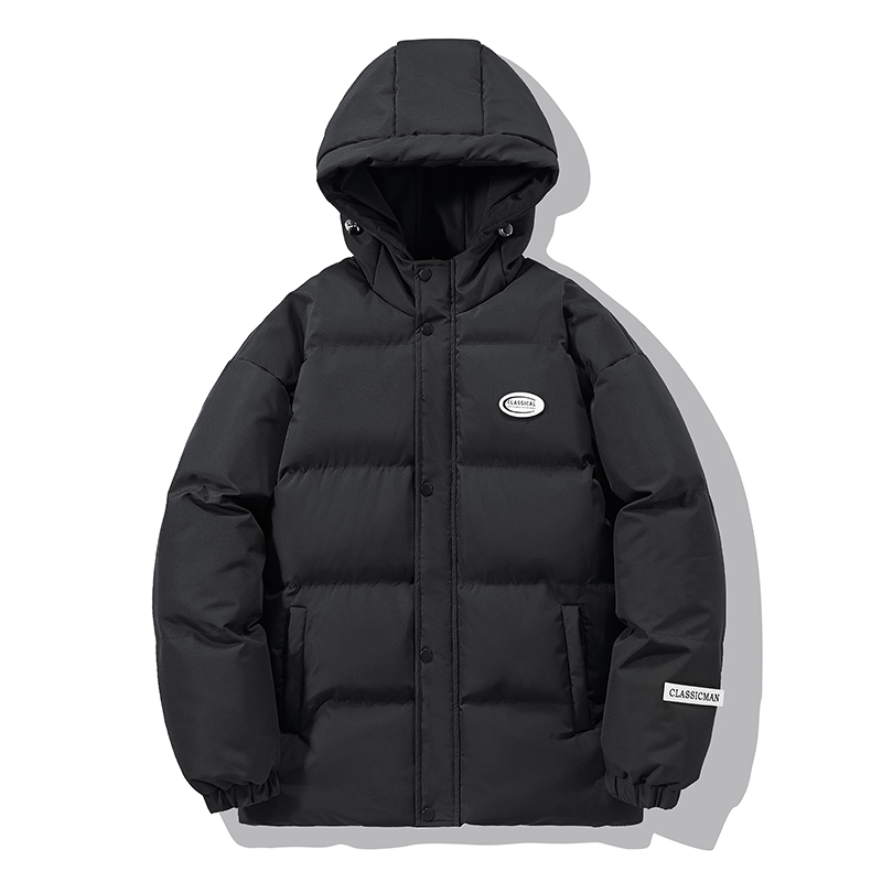 LM Binjie Baumwolljacke Herren neue Kapuzen-Baumwolljacke Trend koreanische Version kurze Winter-Baumwolljacke Herrenjacke_voghion.com