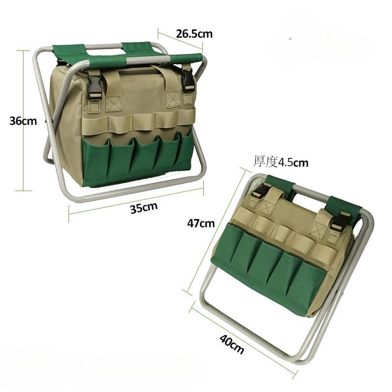 Multifunctional Tool Kit For Disassembly Portable Folding Chair Outdoor Fishing Stool Large Capacity Storage Bag_voghion.com