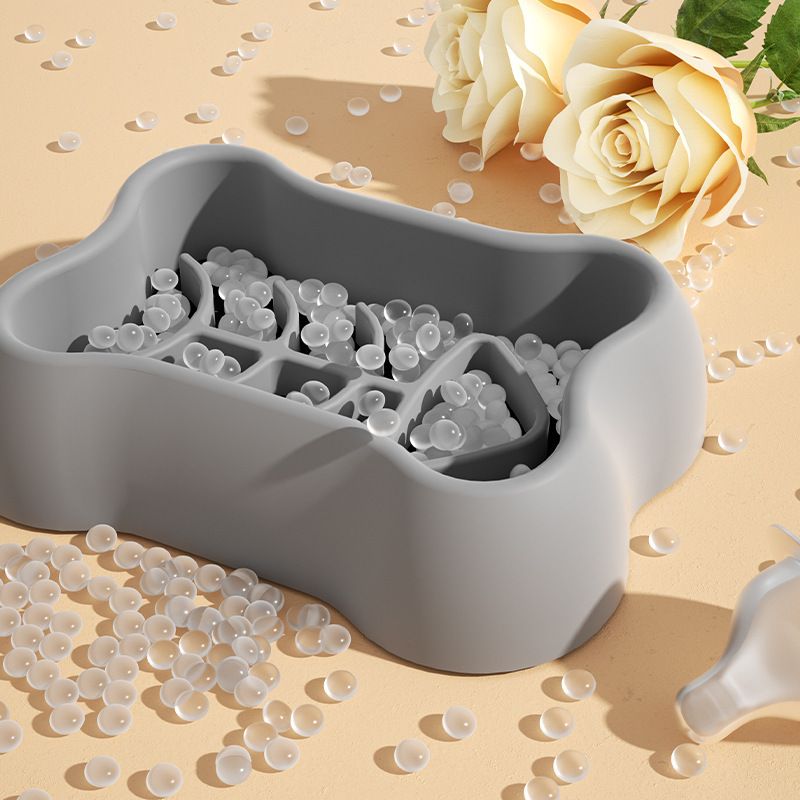 Silikon-Futternapf mit Anti-Auslaufschutz für Katzen, Kätzchen, Welpen und Hunde_voghion.com