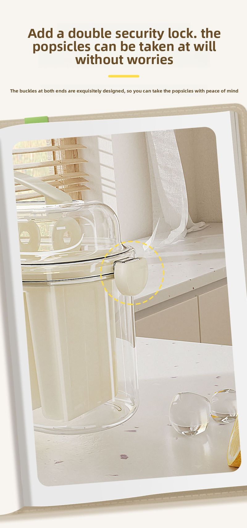 Ice Cream Mold Ice Cream Popsicle Popsicle Ice Cream Abrasive Food Grade Household Silicone Easy Demoulding Homemade Popsicle Box_voghion.com