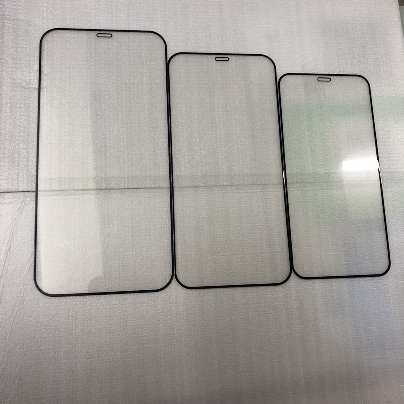 Suitable For IPhone 12Pro Max Full 12MINI Large Arc Two Strength Screen Printing Tempered Film_voghion.com