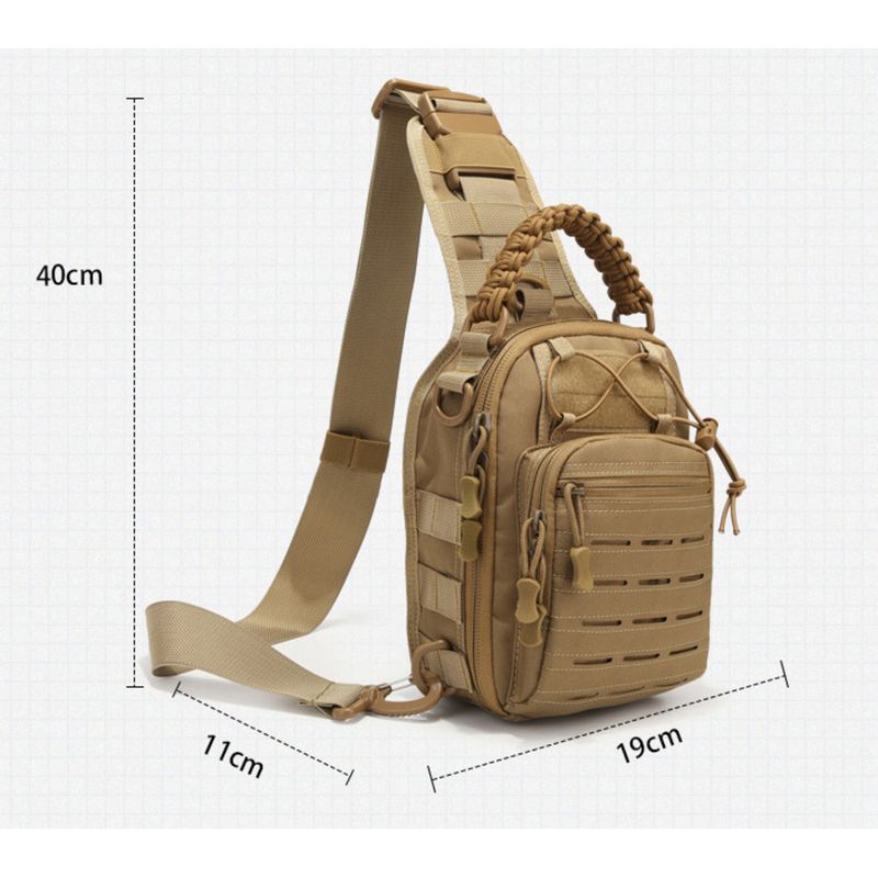 Sport Multifunktionale taktische Herren Reiten wasserdichte One-Shoulder Crossbody für Outdoor Wandern Armee Brusttasche_voghion.com