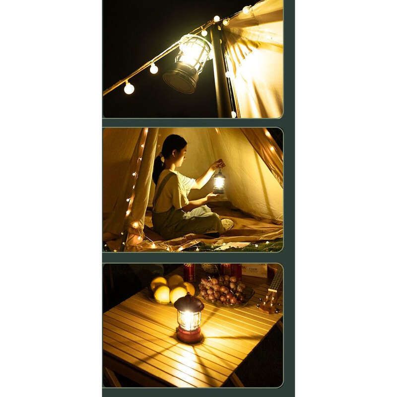 Solar Outdoor LED Notfall Tragbare Camping Zelt Lichter, Multifunktionale Wiederaufladbare_voghion.com