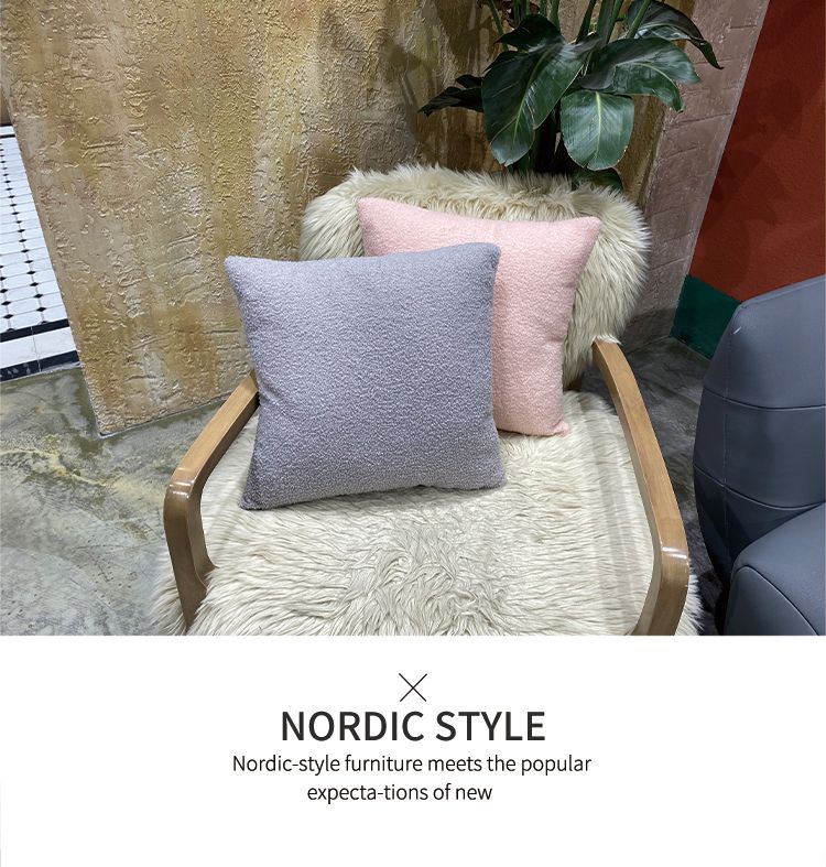 Plush Cushion Cover Cozy Faux Fur Teddy Pillow Cover For Sofa Living Room 18x18 Decorative Pillows Nordic Home Decor Pillowcase_voghion.com