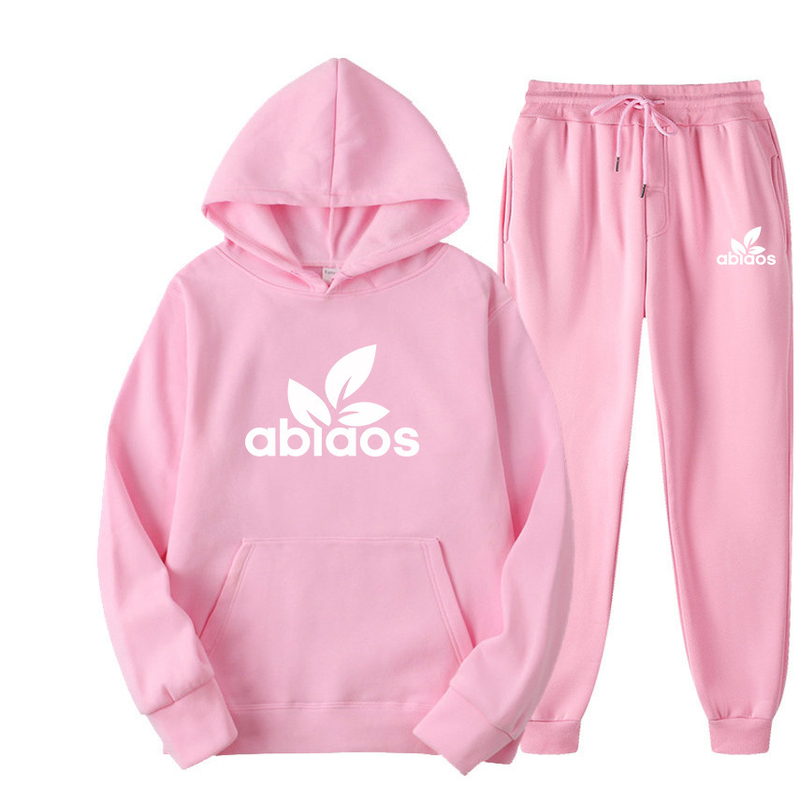 Pull à capuche en peluche d'hiver, leggings version coréenne, ensemble décontracté pour étudiants de sport, ensemble deux pièces pour hommes_voghion.com