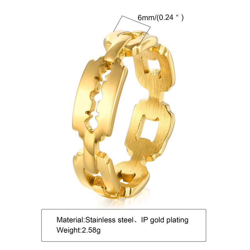 Hot Sales Hot Sales Unique Men Ring, Razor Ring. Stainless Steel Unisex Blade Ring Jewelry for Men's Women's_voghion.com