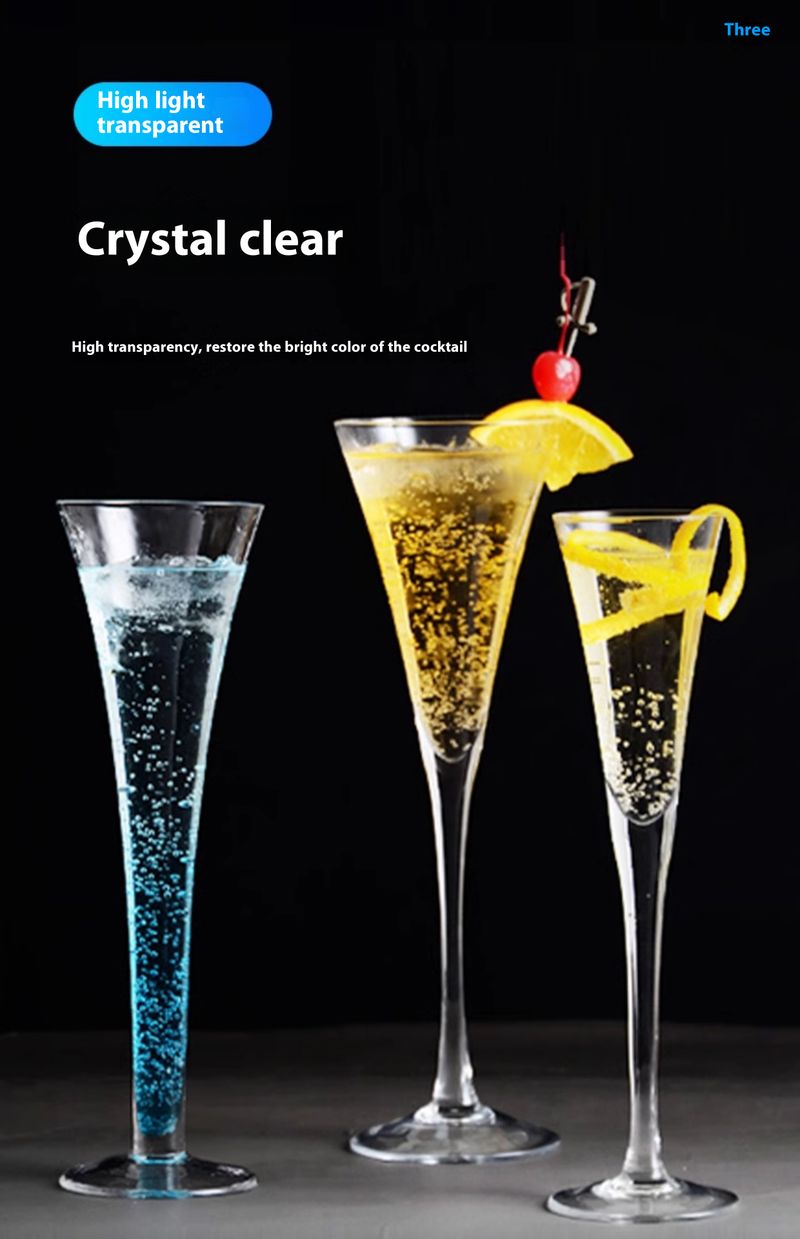 Creative Glass Cocktail Personalized Combination Bar Martini Internet Red Goblet Set Champagne Cup_voghion.com