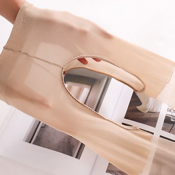 2025e Lingerie Sexy No Need To Take Off One-piece Plus Size Open Crotch Stockings_voghion.com