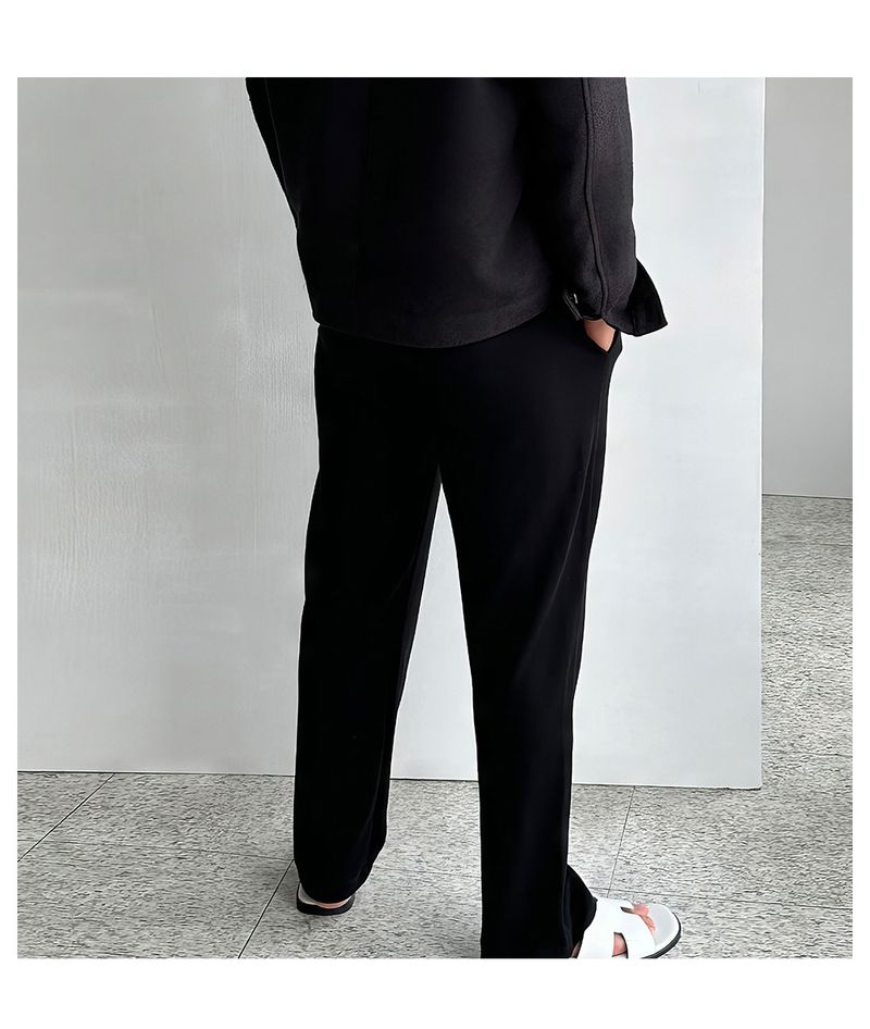 Herrenbekleidung Trainingssporthose Muskelmänner Lose Gerade Hose Helles Liniendesign Lässige Jogginghose Trend_voghion.com