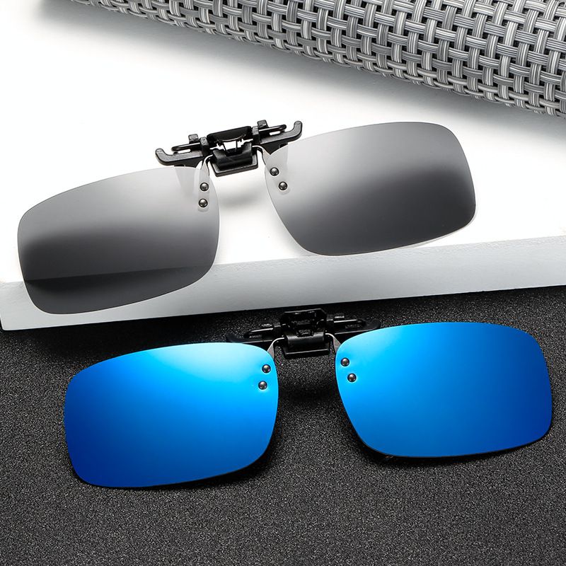 Nearsighted Polarized Foldable Eyeglasses Clip, Driving Sunglasses Clip For Men And Women_voghion.com