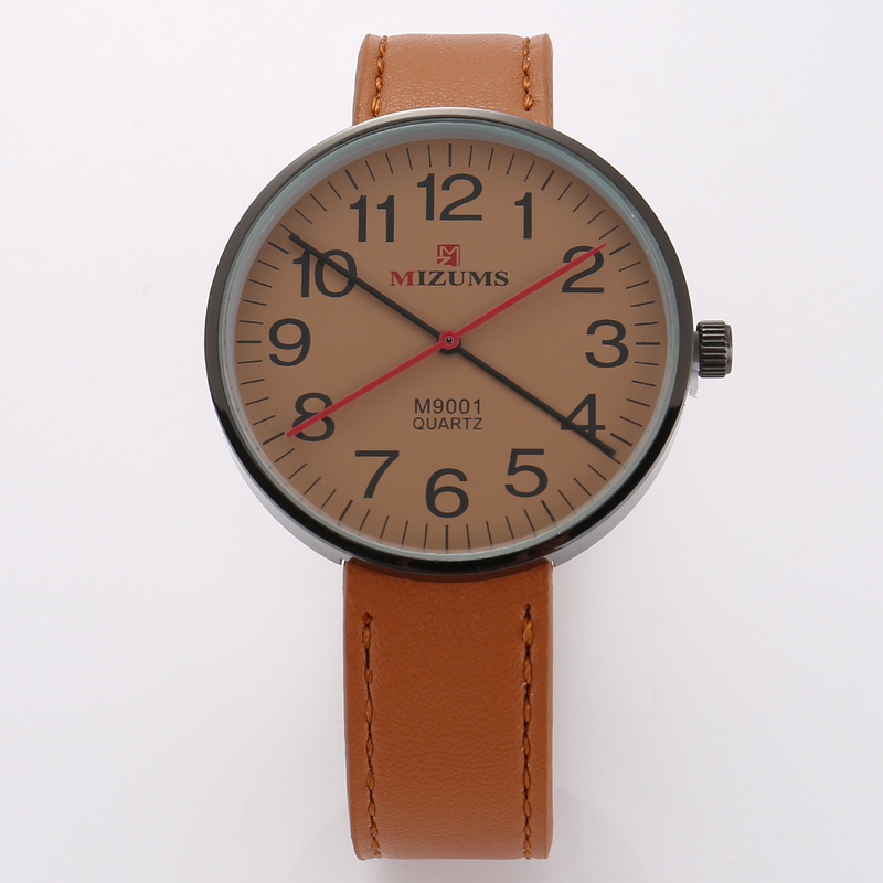 Orologio da polso da uomo d'affari casual con cintura al quarzo MIZUMS 9001_voghion.com
