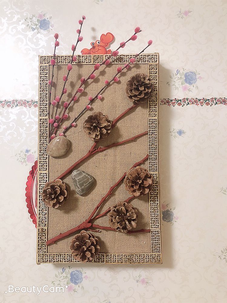 Decoration Pine Cone Acorn Flower Handmade DIY Forest Kindergarten Environmental Creation Dried Branches Wild Creative_voghion.com