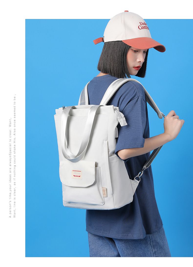 Bolsa para computadora multifunción recargable con puerto USB, resistente a golpes e impermeable, apta para portátiles de 14 y 15,6 pulgadas._voghion.com