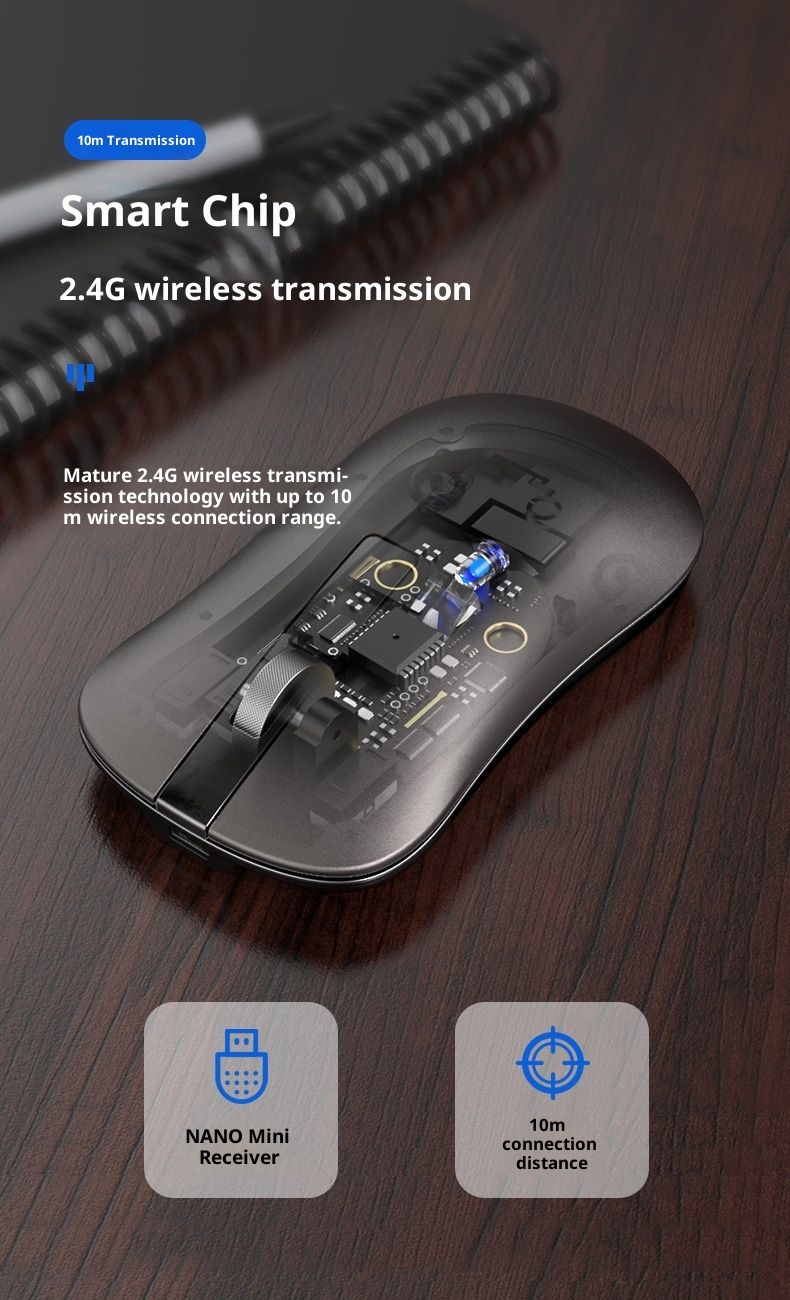 Digitex Digitex Cross-border Aluminum Alloy Mouse Rechargeable Silent Thin Laptop Desktop Computer Wireless Portable Factory In Stock_voghion.com