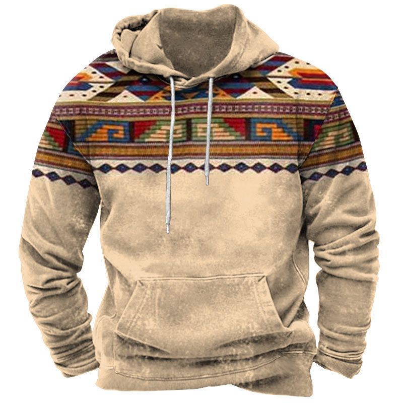 Yeni 3D Sweatshirt Dijital Baskılı Erkek Sokak Modası Trendi Kapüşonlu Üst_voghion.com