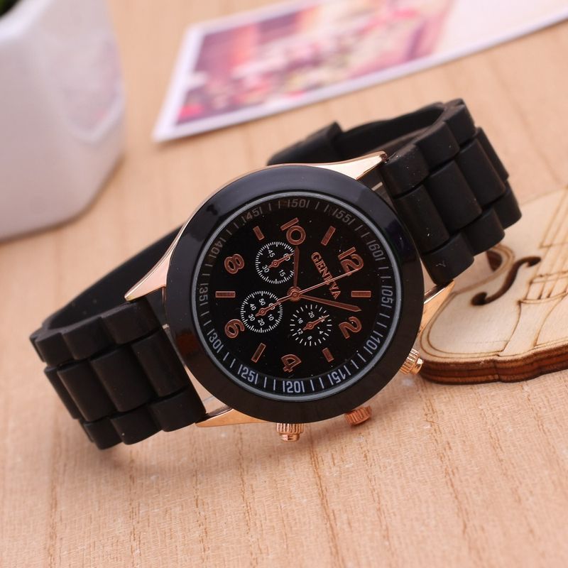 Siliconen Casual Quartz en Sieraden Dameshorloge_voghion.com
