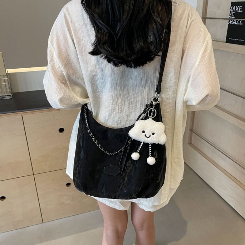 Borsa a tracolla casual da donna, morbida e versatile, per tutti i giorni, estiva, da lavoro, per studenti, 2025, elegante e squisita._voghion.com