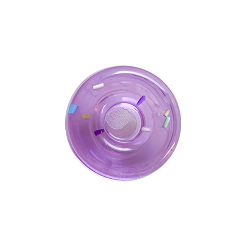 Transparent mobile phone airbag bracket, solid color donut adhesive, stable desktop, lazy person watching chasing_voghion.com