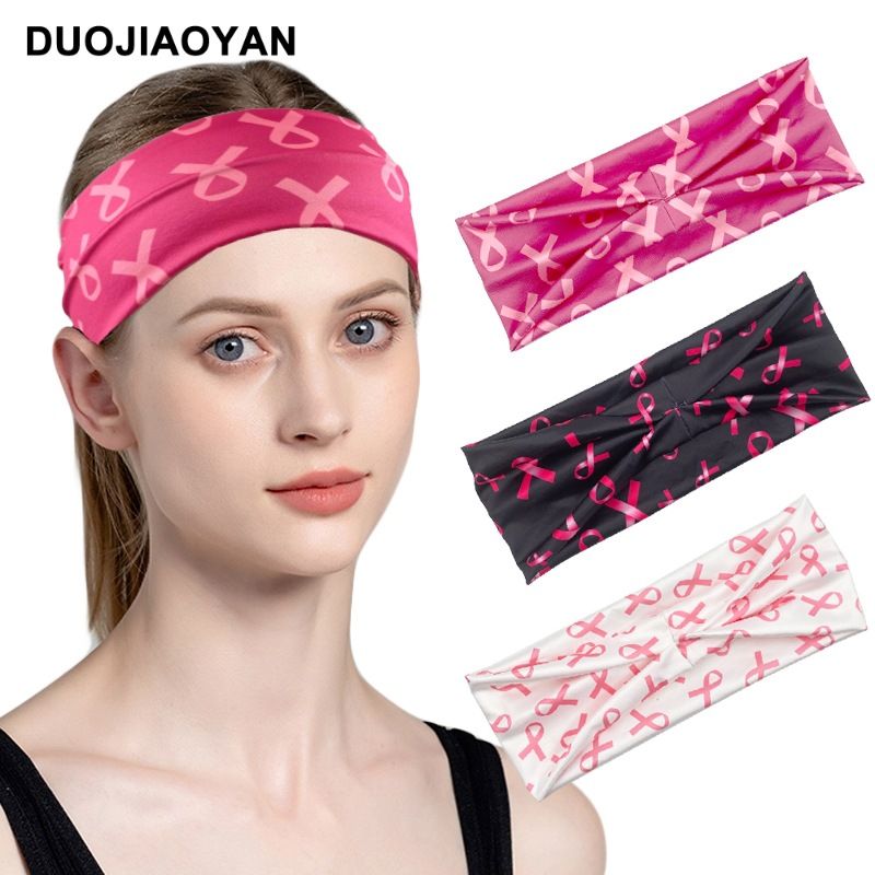 Semplice e alla moda fascia per capelli rosa nastro elastico seta del latte fascia alla moda per le donne foulard e accessori per capelli_voghion.com