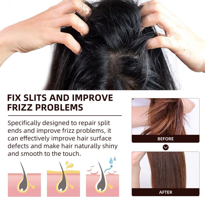 OUHOE keratin conditioner softens moisturizes the scalp, deeply nourishes repairs dyeing, scalding, drying, and damaged_voghion.com