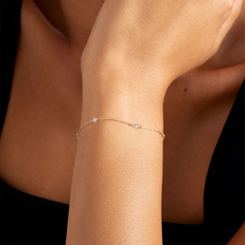 Bracciale da donna in argento Sterling S925, classico e semplice, con diamanti, coordinato, regolabile, stile Ins, accessori per le mani_voghion.com