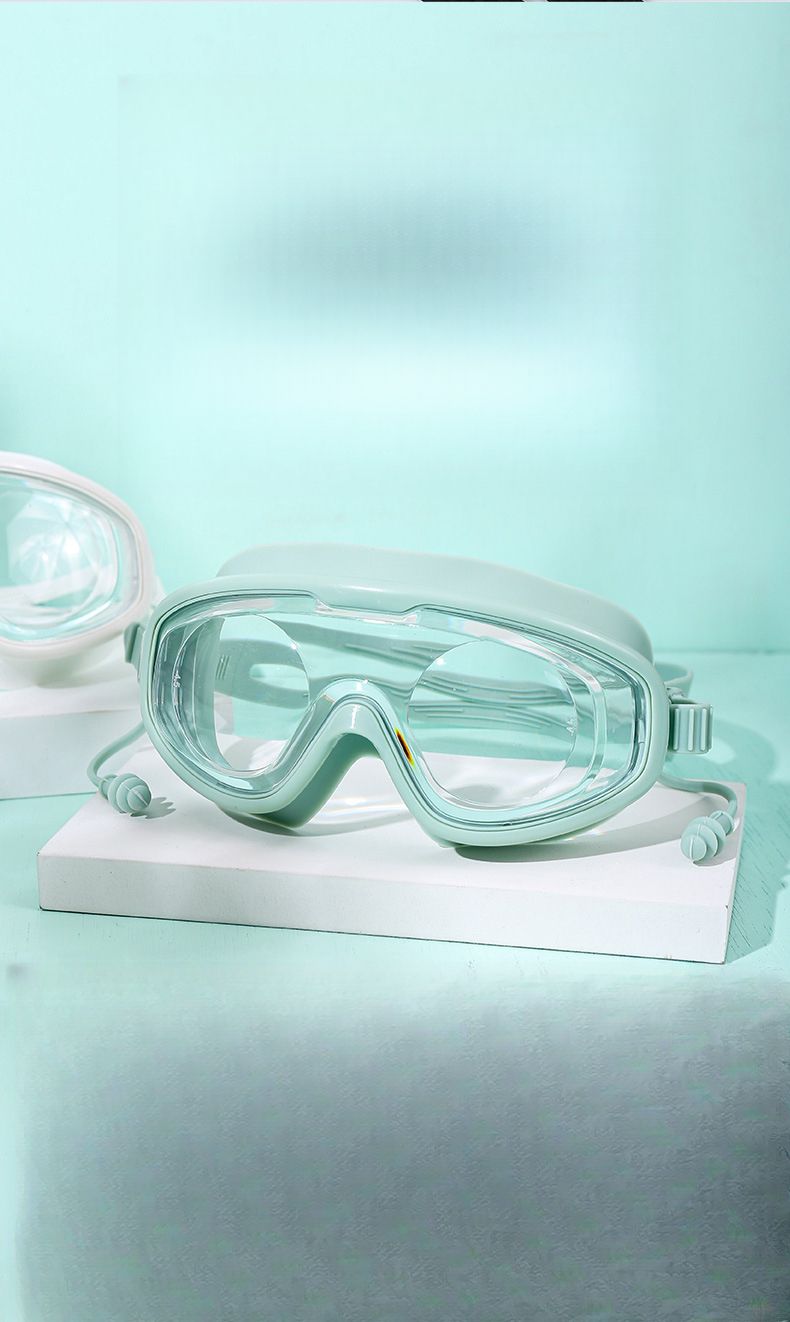 Adult Goggles Anti-Fog HD Professional Large Frame Prescription Diving Swimming Glasses Equipment_voghion.com