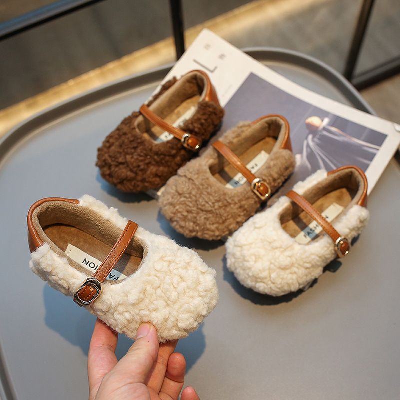 Martin 2023 Autunno Nuovo Ragazza Stile Inglese Tinta Unita Pelle Lucida Stivaletto Corto, Misura Media Bambini Sfilata di Moda_voghion.com