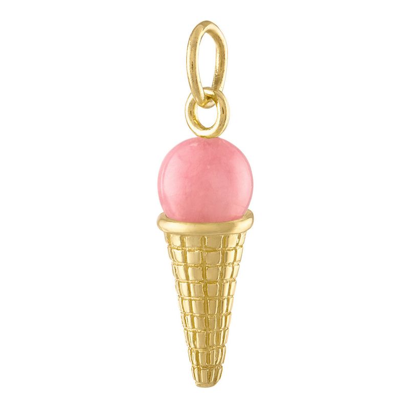 Dessertvedhængssæt, madformede charms, gør-det-selv forgyldte rustfrit stålsmykker med kædemuligheder til kvinder_voghion.com