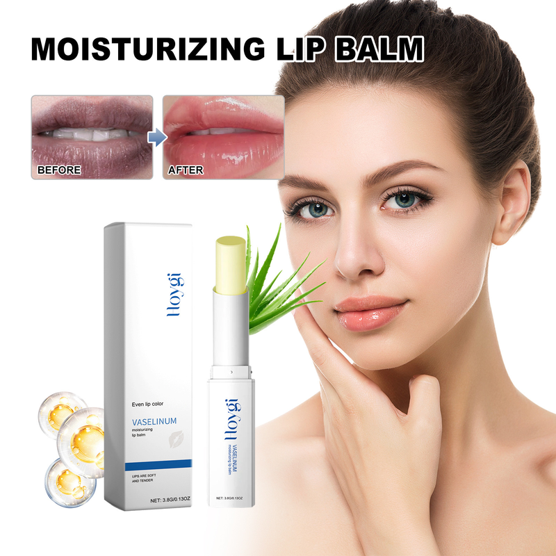 Hoygi Moisturizing & Moisturizing läppstift gör läpplinjerna ljusare, förhindrar torra sprickor, tar bort död hud och återfuktar läpparna_voghion.com