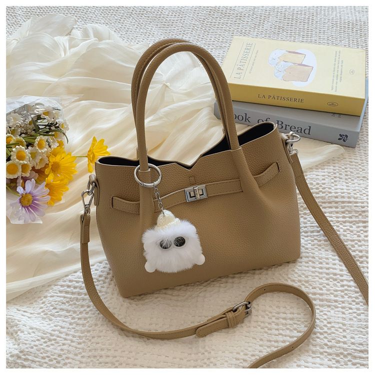 Borsa a secchiello personalizzata alla moda per donna, borsa a tracolla sottobraccio, borsa a mano casual da pendolare_voghion.com