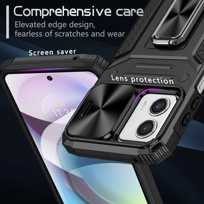 Etui na telefon Motorola Moto G POWER 5G /G 5G/G 4G/G PLAY 2023 G13 G23 G53 Odporne na wstrząsy, odporne na brud, z podpórką_voghion.com