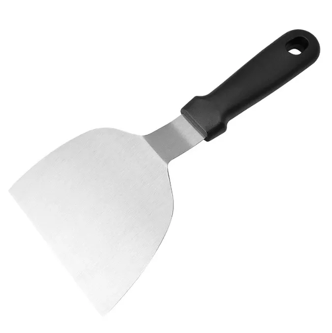 Roestvrijstalen Metalen Bakplaat Spatel Hamburger Schraper Pannenkoek Ideale per BBQ Grill_voghion.com